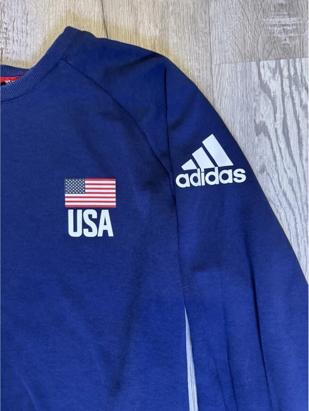 Adidas Originals Mens Size M USA Volleyball Crew Neck Sweatshirt FK1037